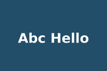 Abc Hello